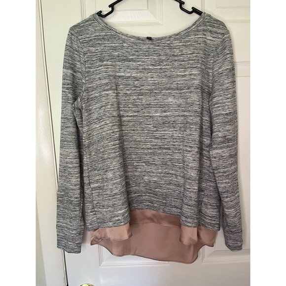 WHITE HOUSE BLACK MARKET Women's Layered Look Size S Long Sleeve Top Shirt - Picture 1 of 5